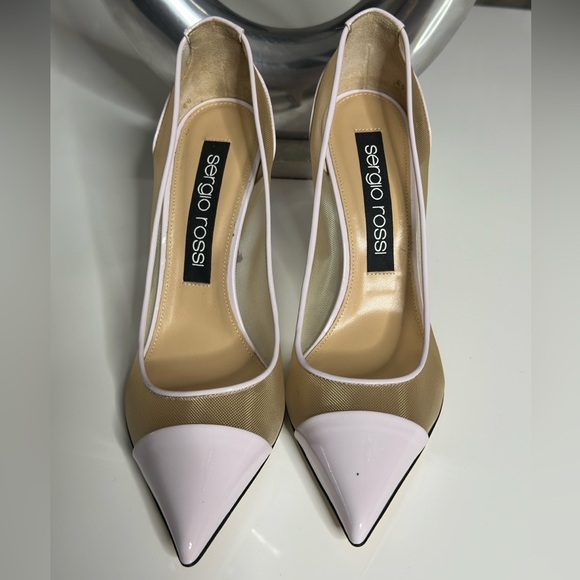Sergio Rossi Godiva Mesh Pumps - Picture 2 of 5